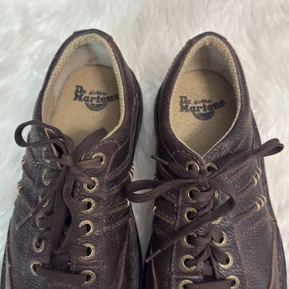 Dr. Martens Dawes Oxford Shoes Lace Up Leather Brown Men Size 9